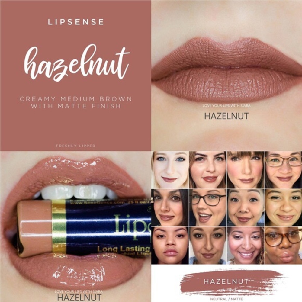 LipSense liquid lip color HAZELNUT